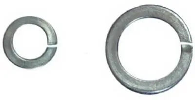 5/16 In. D Yellow Dichromate Steel Split Lock Washer 100 Pk
