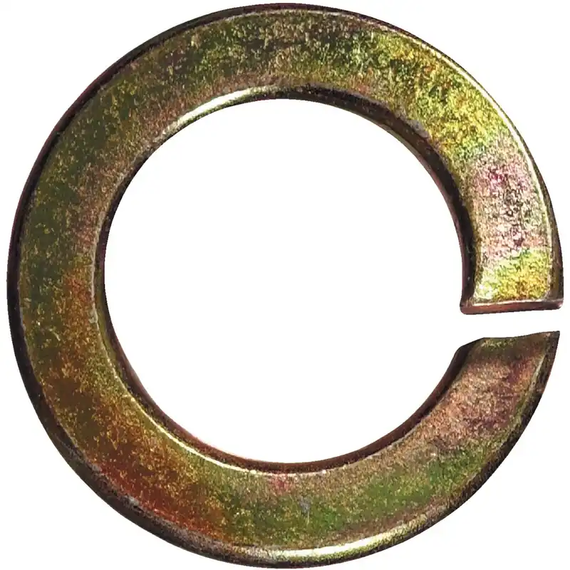 5/8 In. D Yellow Dichromate Steel Split Lock Washer 25 Pk