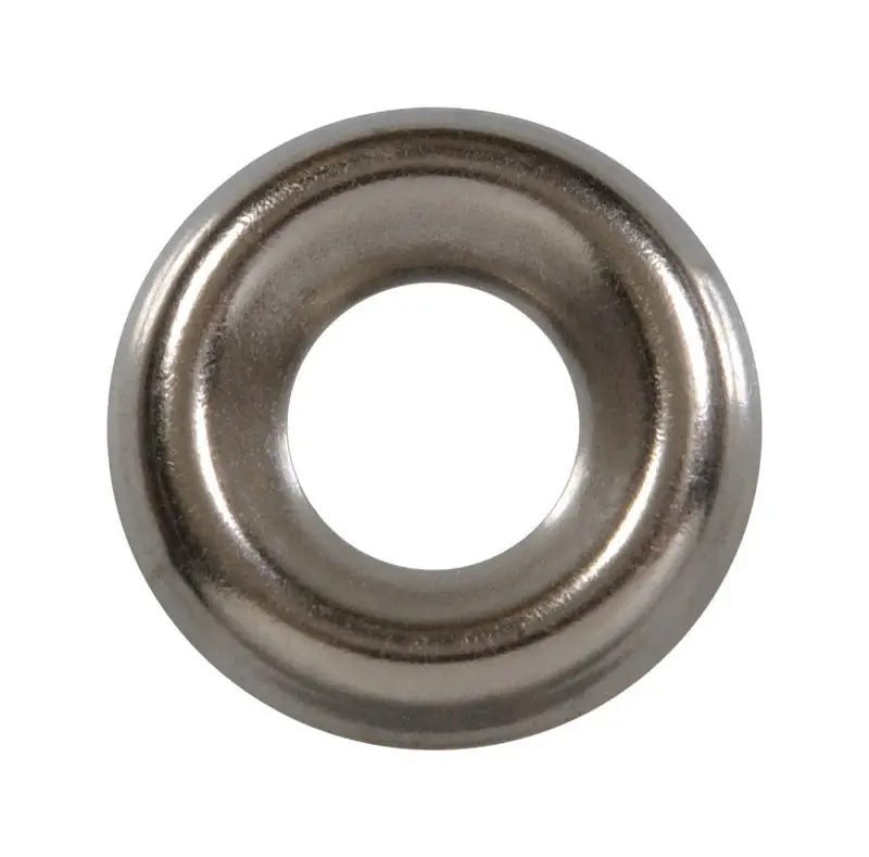 Nickel-plated Steel .164 In. Countersunk Finish Washer 100 Pk