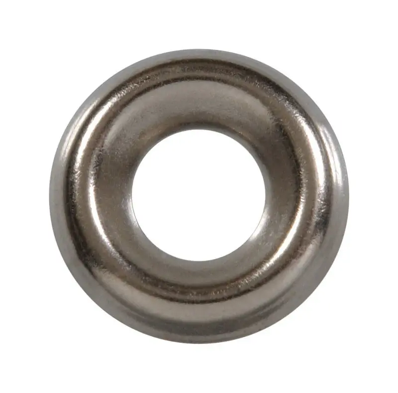 Nickel-plated Steel .190 In. Countersunk Finish Washer 100 Pk
