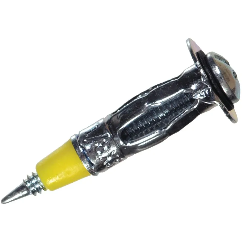 1/8 In. D X 1/8 Short In. L Steel Pan Head Drive Wall Anchors 100 Pk