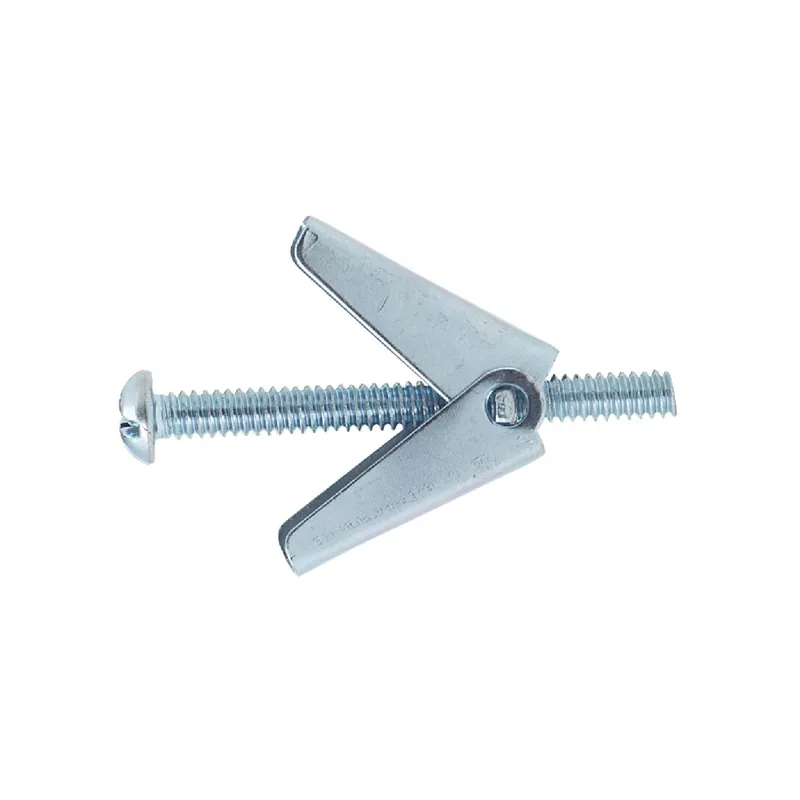 3/16 In. D X 2 In. L Round Steel Toggle Bolt 50 Pk