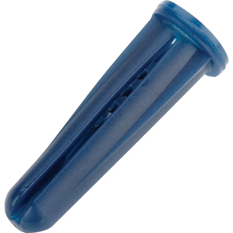 0.4 In. D X 1 In. L Plastic Round Head Conical Anchor 1 Pk