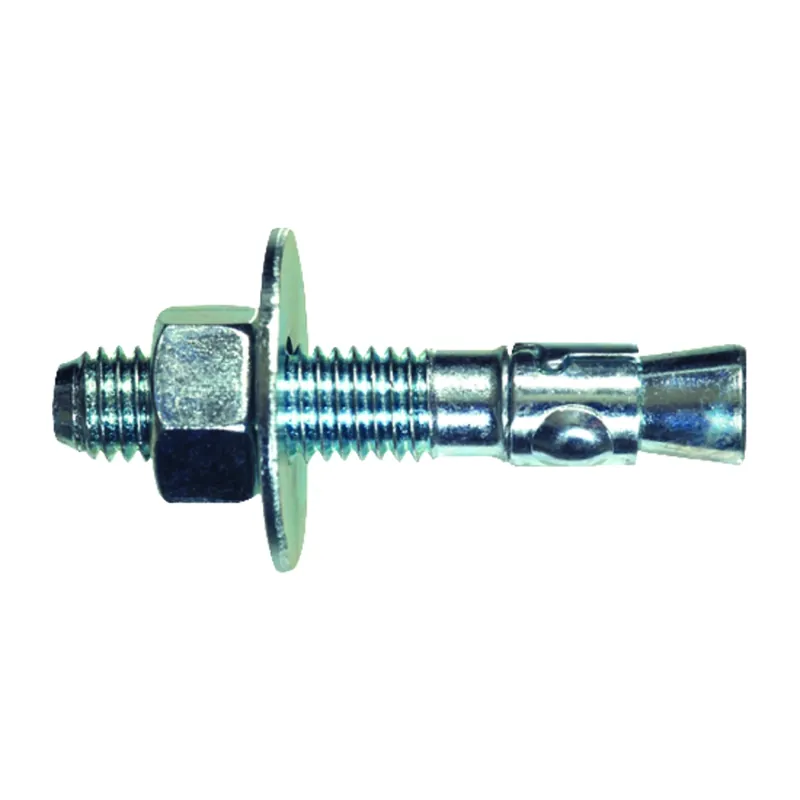 1/2 In. D X 5-1/2 In. L Steel Round Head Wedge Anchor 25 Pc