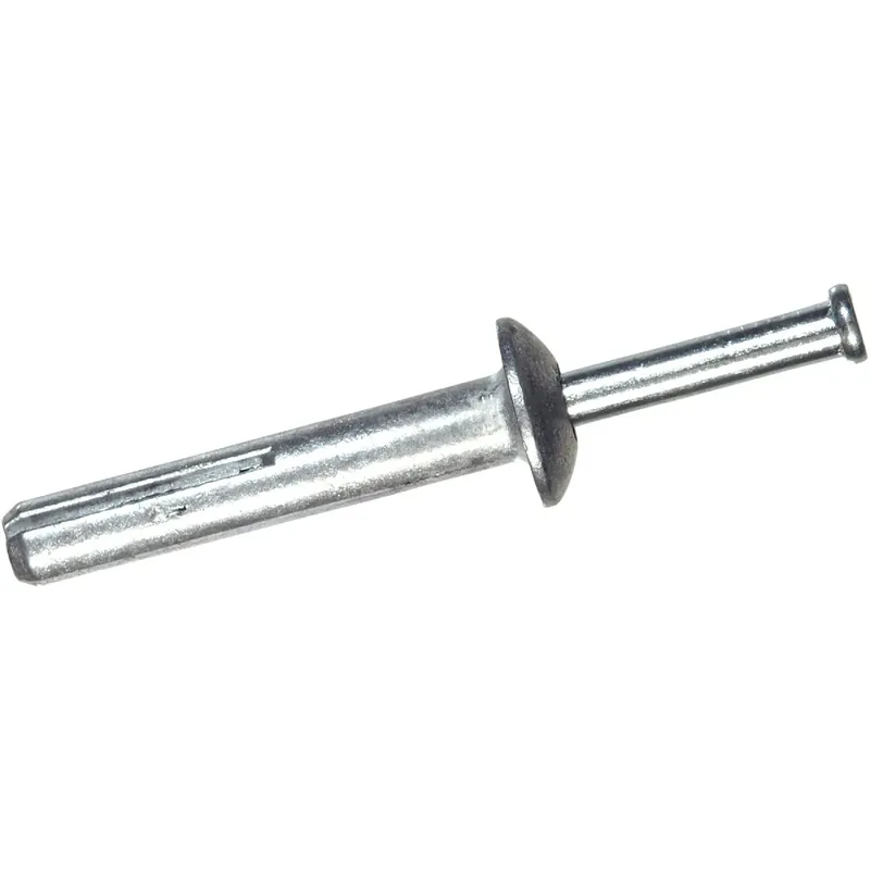 1/4 In. D X 1-1/2 In. L Steel Mushroom Head Hammer Drive Anchor 1 Pk