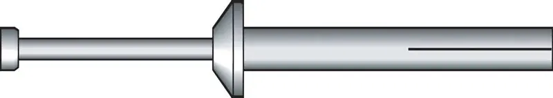 1/4 In. D X 2 In. L Zinc Round Head Hammer Drive Anchor 100 Pc