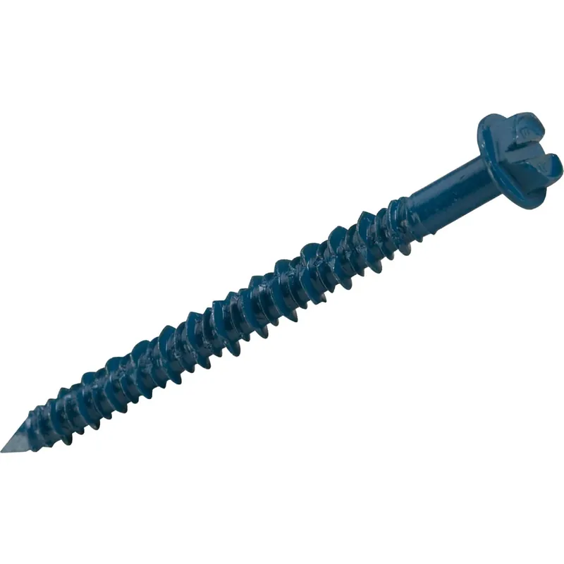 Tapper 3/16 In. D X 1.25 In. L Steel Hex Head Concrete Screw Anchor 100 Pk