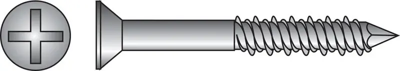 Tapper 3/16 In. D X 1.25 In. L Steel Flat Head Concrete Screw Anchor 100 Pk