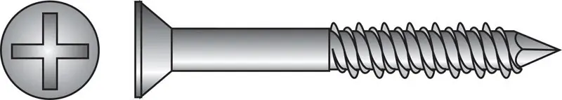 Tapper 1/4 In. D X 1.75 In. L Steel Flat Head Concrete Screw Anchor 100 Pk