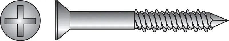 Tapper 1/4 In. D X 2.25 In. L Carbon Steel Flat Head Concrete Screw Anchor 100 Pk