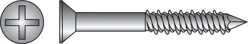 Tapper 1/4 In. D X 3.25 In. L Steel Flat Head Concrete Screw Anchor 100 Pk