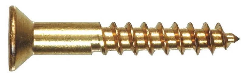 No. 6 X 1-1/4 In. L Phillips Coarse Wood Screws 100 Pk