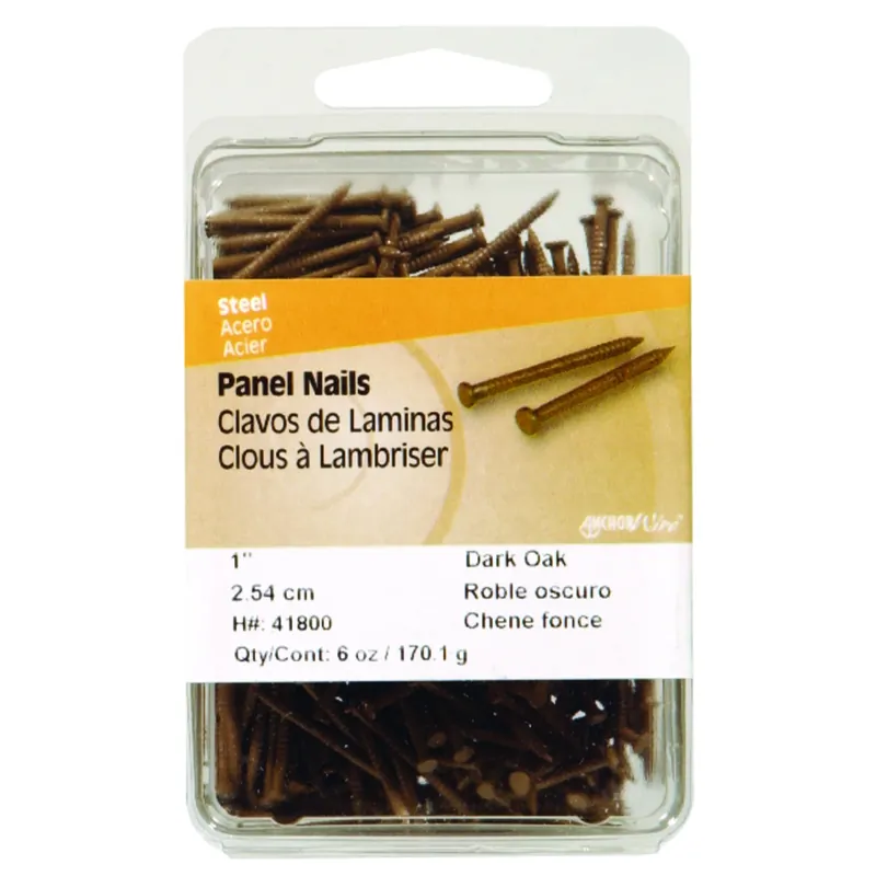 Anchor Wire 1 In. Panel Steel Nail Flat Head 6 Oz