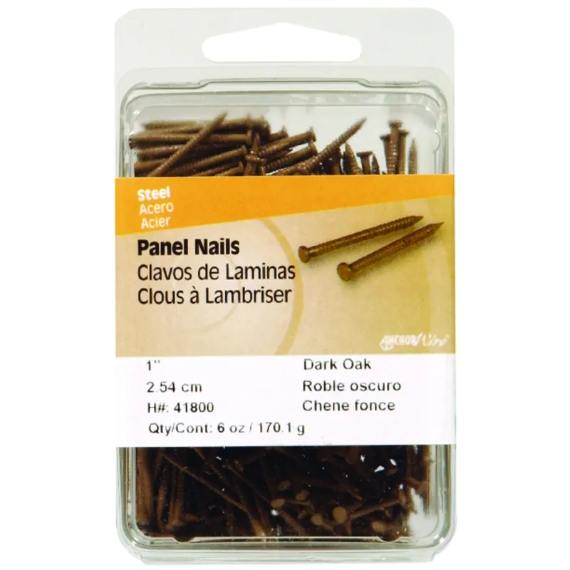 Anchor Wire 1-5/8 In. Panel Coated Steel Nail Flat Head 6 Lb