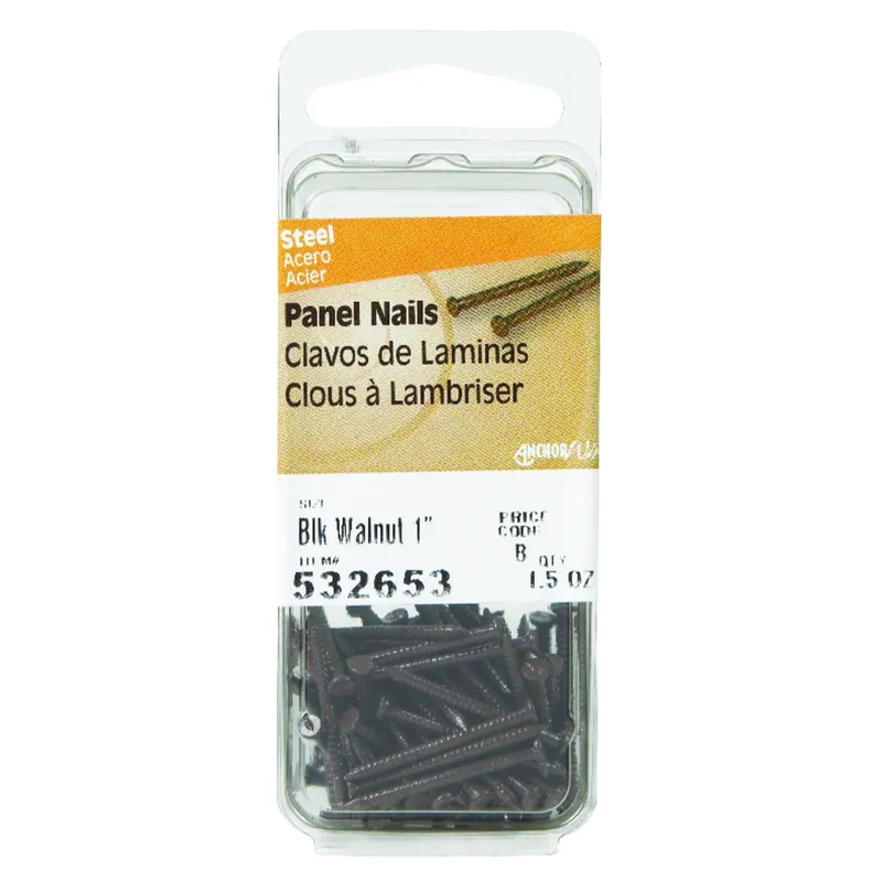 Anchor Wire 1 In. Panel Carbon Steel Nail Large Head
