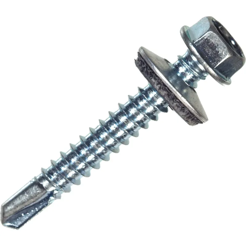 No. 12 Ga. X 3/4 In. L Hex Hex Washer Head Self-drilling Screws 100 Pk