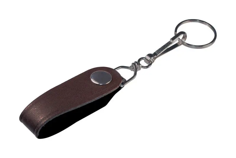 Leather Multicolored Belt Hooks And Pocket Chains Key Chain Model 703178