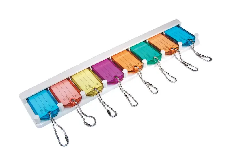 Metal/plastic Assorted Labeling/id Key Holder