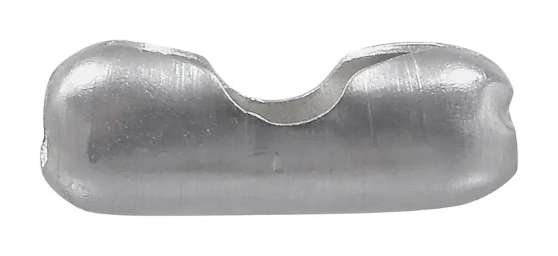 5982731 Aluminum Silver No. 3 Bead Ball Chain Connector - 100 Per Pack