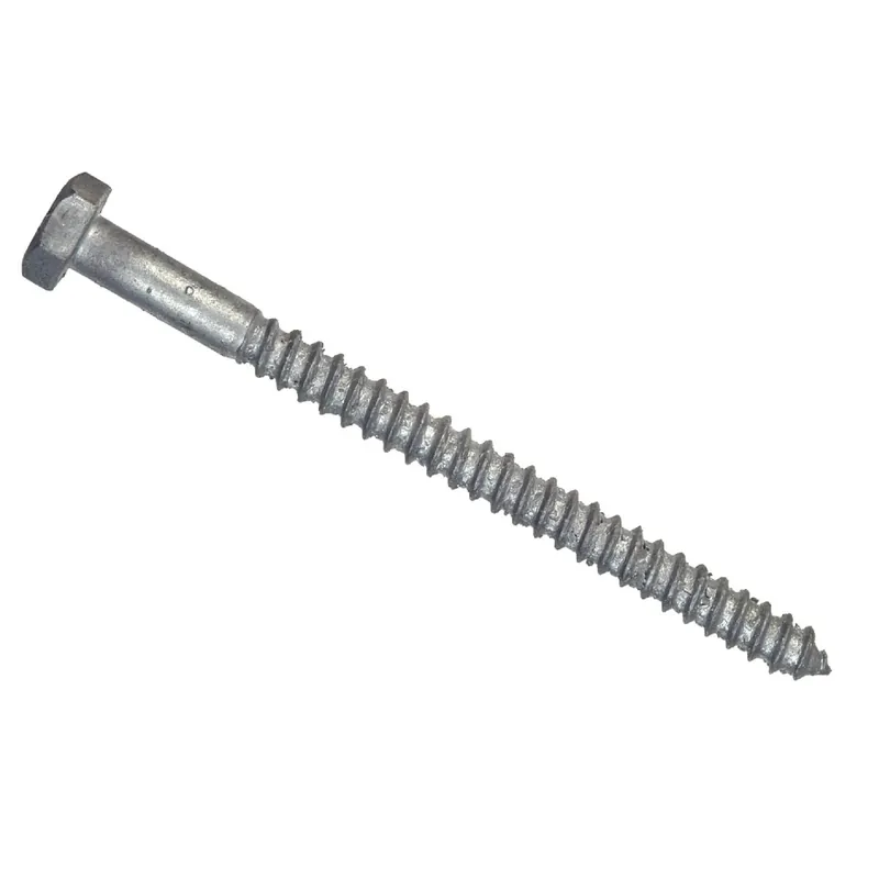 1/2 In. X 3-1/2 In. L Hex Hot Dipped Galvanized Steel Lag Screw 25 Pk
