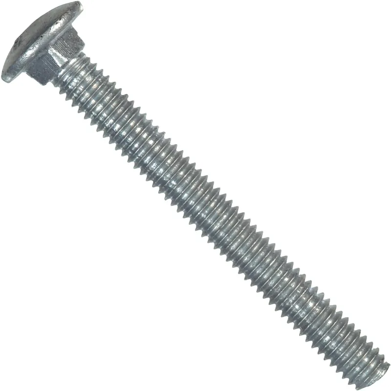 5/16 In. X 2 In. L Hot Dipped Galvanized Steel Carriage Bolt 100 Pk
