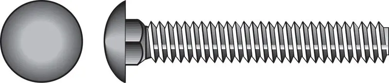 5/16 In. X 6 In. L Hot Dipped Galvanized Steel Carriage Bolt 50 Pk