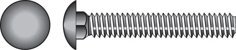 3/8 In. X 3 In. L Hot Dipped Galvanized Steel Carriage Bolt 50 Pk