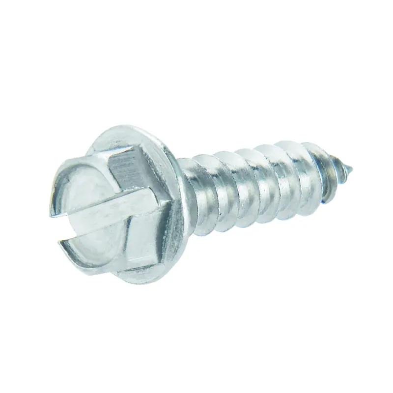 No. 12 Ga. X 3/4 In. L Slotted Hex Washer Head Sheet Metal Screws 1 Pk