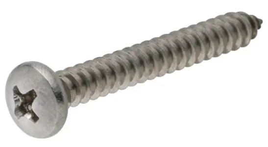 No. 12 Ga. X 2 In. L Phillips Pan Head Sheet Metal Screws 100 Pk
