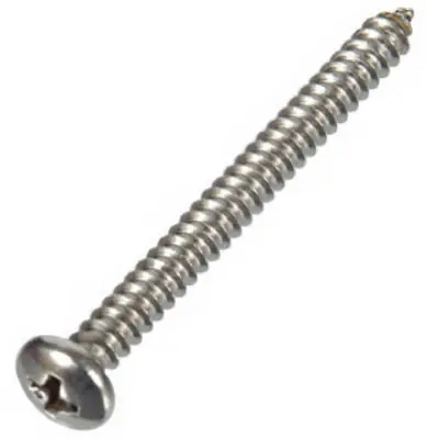 No. 14 Ga. X 1 In. L Phillips Pan Head Sheet Metal Screws 100 Pk