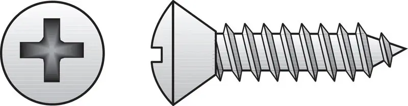 No. 10 Ga. X 1-1/2 In. L Phillips Oval Head Sheet Metal Screws 100 Pk