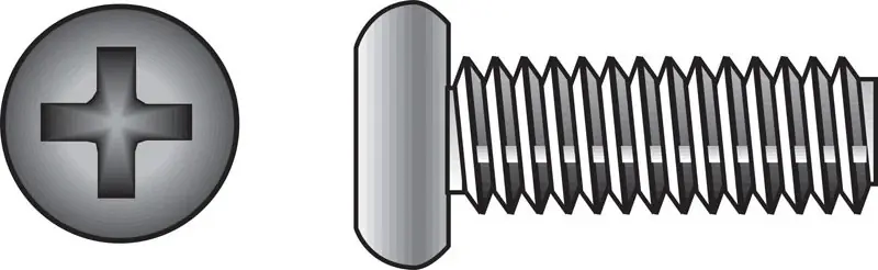 No. 10-24 Ga. X 1 In. L Phillips Flat Head Stainless Steel Machine Screws 100 Pk