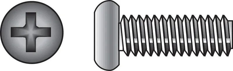 No. 10-24 Ga. X 2 In. L Phillips Flat Head Stainless Steel Machine Screws 100 Pk