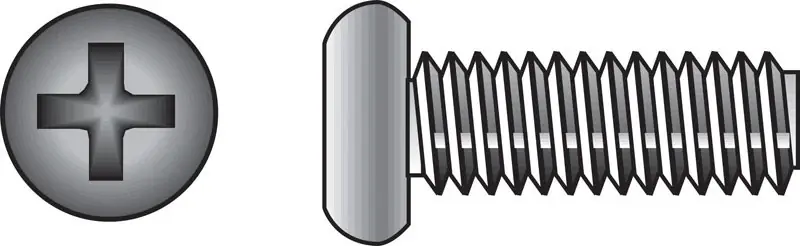 No. 1/4-20 In. X 2-1/2 In. L Phillips Pan Head Stainless Steel Machine Screws 50 Pk