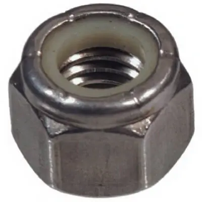Lock Nuts, Stainless Steel, 3/8-16, 50-pk.