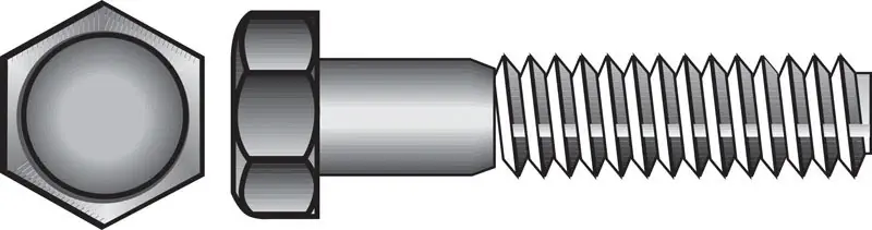 1/4-20 In. D X 1-1/2 In. L Stainless Steel Hex Head Cap Screw 100 Pk
