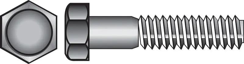 3/8-16 In. D X 3/4 In. L Stainless Steel Hex Head Cap Screw 50 Pk