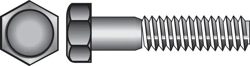 3/8-16 In. D X 3-1/2 In. L Steel Hex Head Cap Screw 25 Pk
