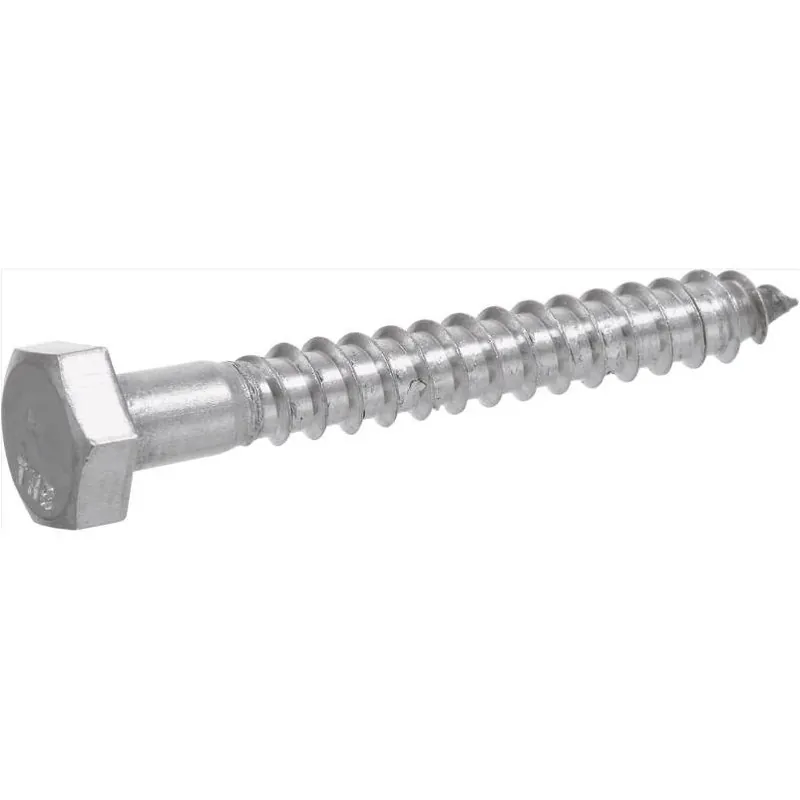 1/2 In. X 3 In. Hex Stainless Steel Lag Screws – 25‑piece Pack