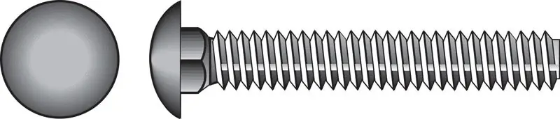 1/4 In. X 3 In. L Stainless Steel Carriage Bolt 25 Pk