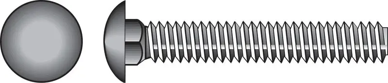 5/16 In. X 2 In. L Stainless Steel Carriage Bolt 50 Pk