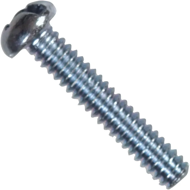 No. 10-24 Ga. X 3/4 In. L Combination Round Head Zinc-plated Steel Machine Screws 100 Pk