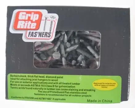 1-1/4 In. Hot-dipped Galvanized Steel Joist Hanger Nails - 149 Count
