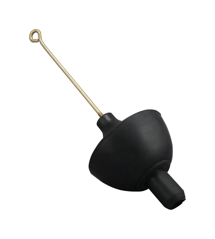 Universal Toilet Tank Ball Black Rubber Model Pp835-38