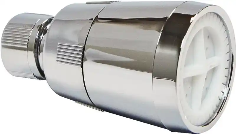 Chrome Plastic Showerhead With 1 Spray Setting And 1.8 Gpm Flow Rate