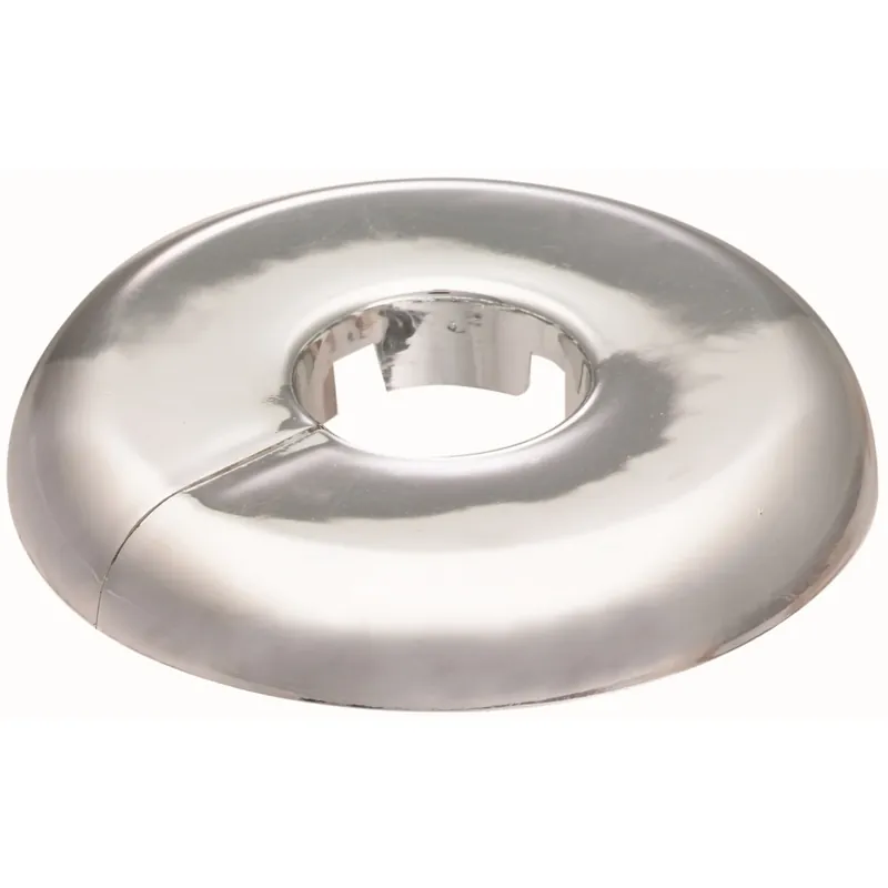 Floor & Ceiling Plate Flange, Chrome Plated Plastic, For 3/4 In. Cooper