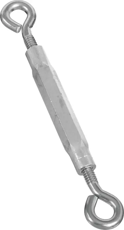 Turnbuckle, Eye & Eye, Stainless Steel, 1/4 X 7-1/2 In.