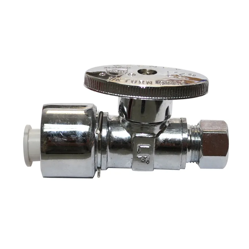 5/8 In. Compression X 3/8 In. Compression Brass Straight Valve
