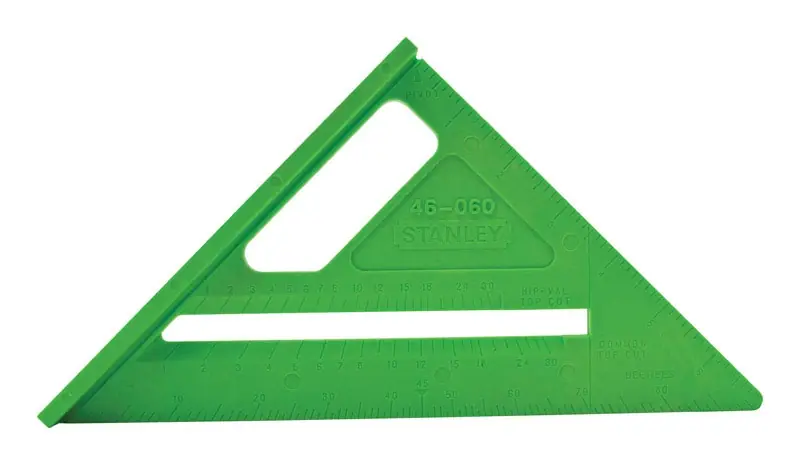 Quick Square Series 46-060 Pocket Square, 6-7/8 In L, Abs Plastic