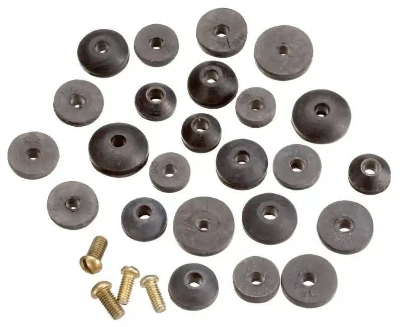 Assorted In. D Rubber Beveled Faucet Washer 24 Pk
